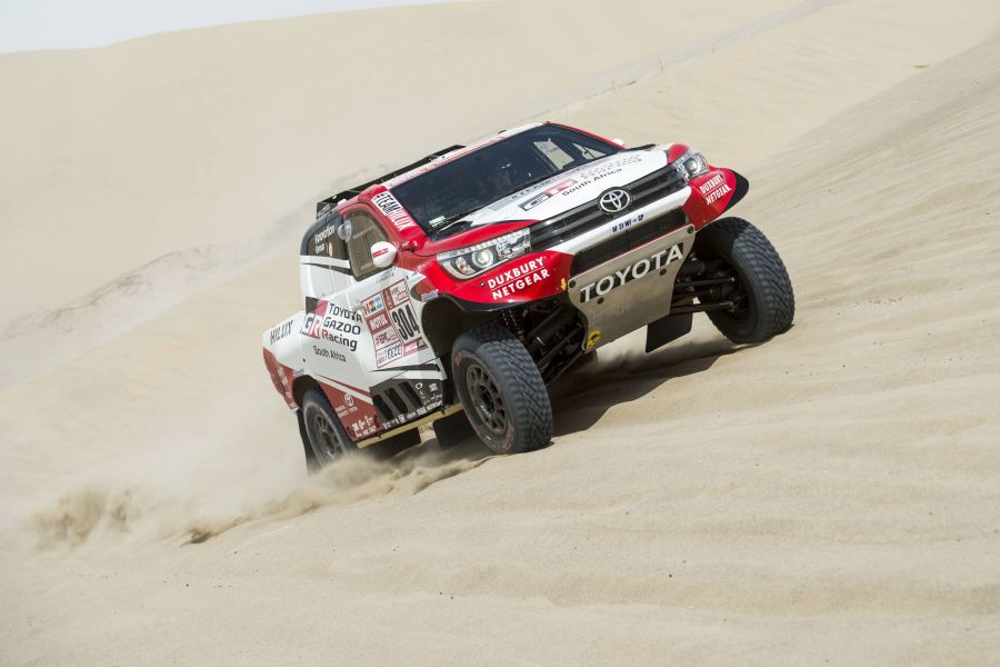 giniel de villiers, toyota hilux, 2018 dakar rally