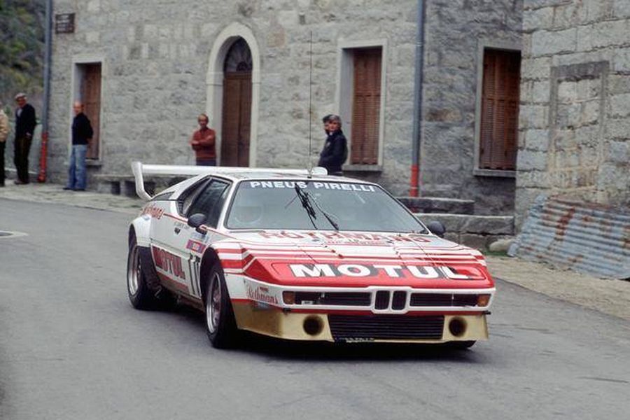 Bernard Darniche in the #10 BMW M1 at 1982 Tour de Corse