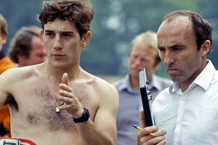 Frank Williams, Ayrton Senna, 1983