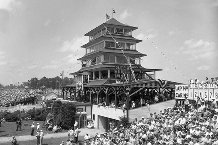 Indianapolis Motor Speedway, Pagoda, 1956