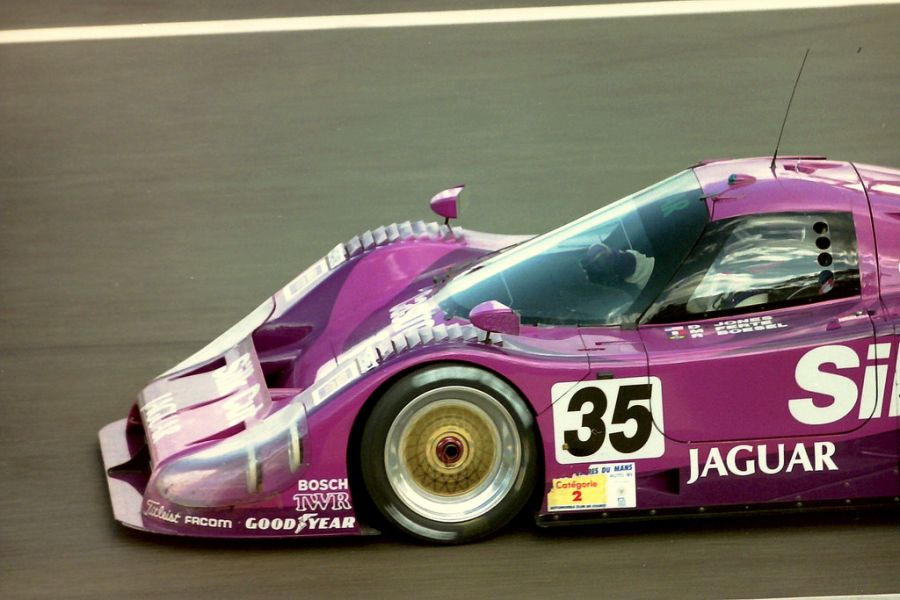 Davy Jones was driving the #35 Jaguar at 1991 Le Mans 24 Hours