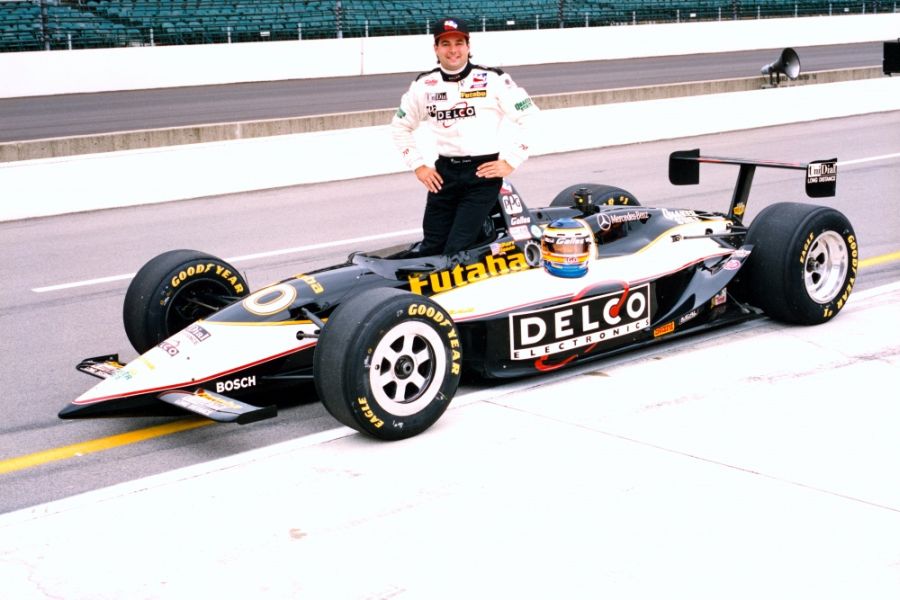 Davy Jones finished second at 1996 Indianapolis 500 in the #70 Lola-Mercedes