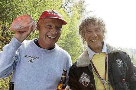 Niki Lauda and Arturo Merzario