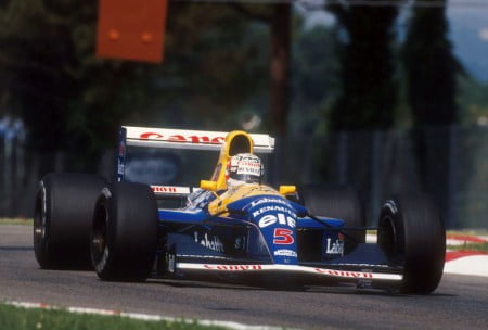 Nigel Mansell, Williams FW14B, Imola, San Marino Grand Prix, 1992