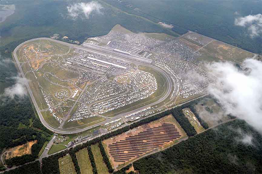 Pocono Raceway Tricky triangle in the mountains SnapLap