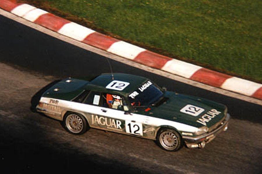 Win Percy's Jaguar at 1984 Spa 24 Hours