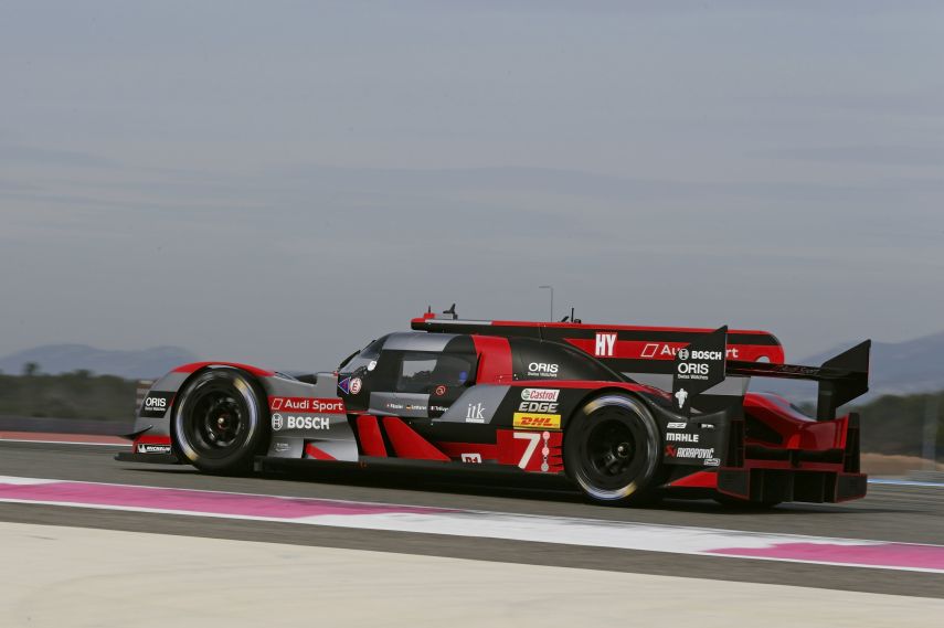 2016-spec #7 Audi R18 will be driven by Marcel Fässler, Andre Lotterer and Benoit Treluyer