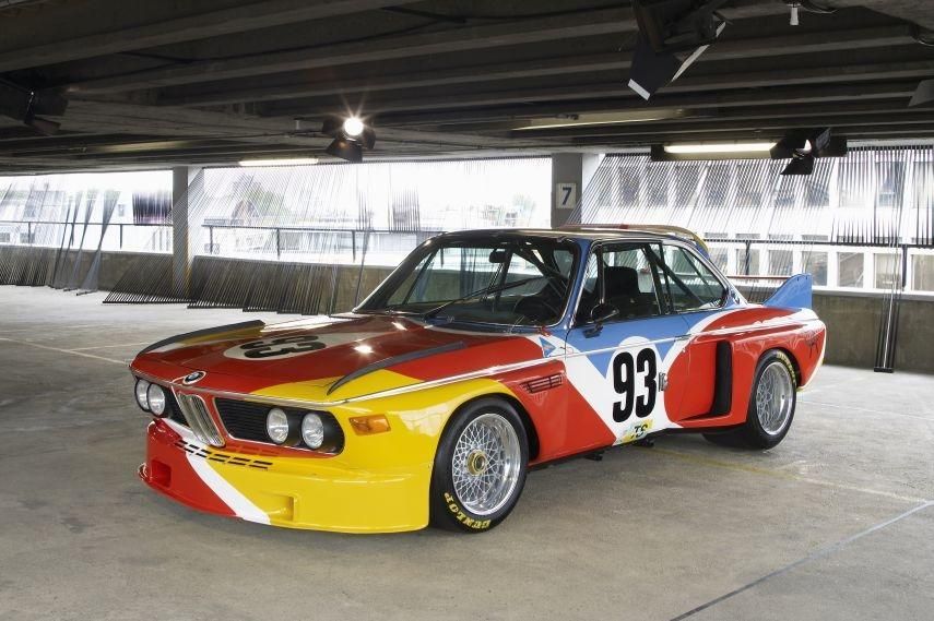 BMW Art Car collection, 1975 BMW 3.0 CSL by Alexander Calder