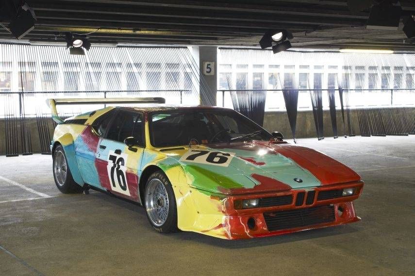 BMW Art Car collection, 1979 BMW M1 by Andy Warhol