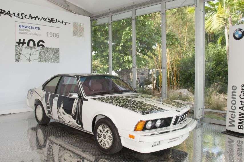 BMW Art Car Collection, Robert Rauschenberg, 1986 BMW 635 CSi 