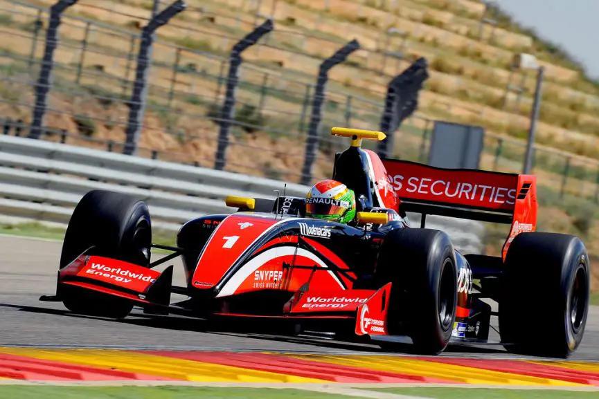 Formula V8 3.5 Aragon race 1, Louis Deletraz, Fortec Motorsports