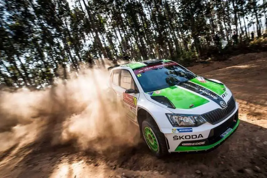 Skoda Fabia R5, WRC Rally Portugal 2015, Esapekka Lappi