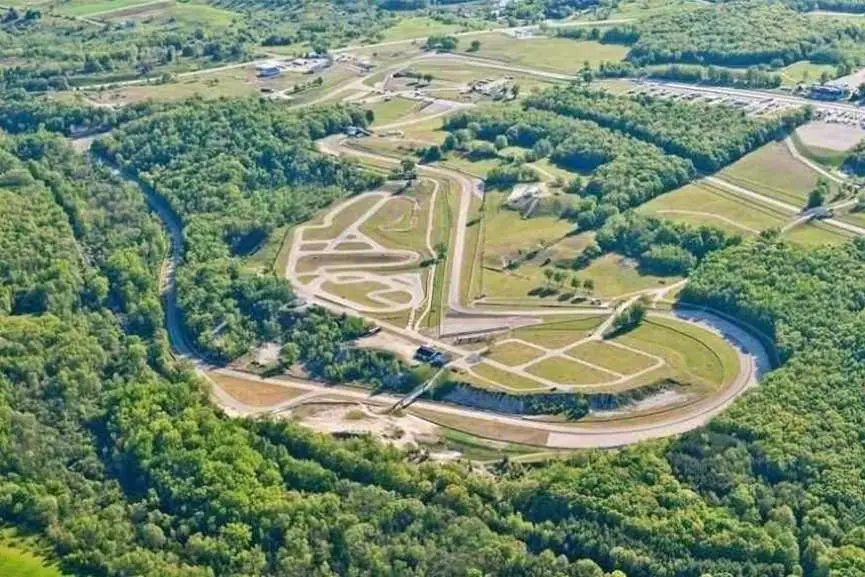 Aerial view of Road America