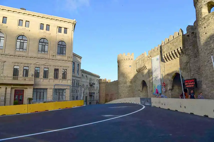 Streets of Baku and the Circuit in 2017