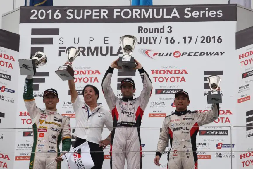 Super Formula, Fuji Speedway podium