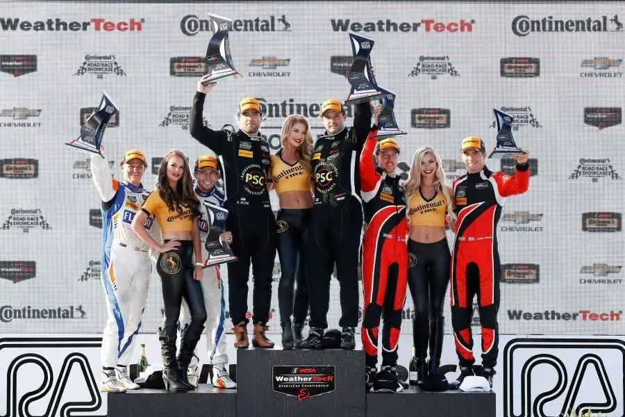 Prototype Challenge class podium at Road America