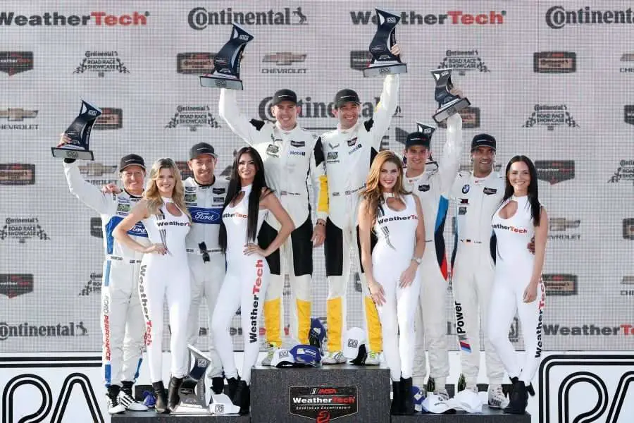 GTLM class podium at Road America