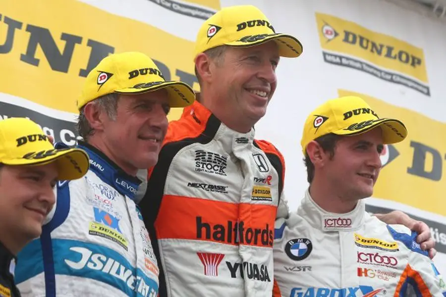 BTCC Knockhill race 2 podium