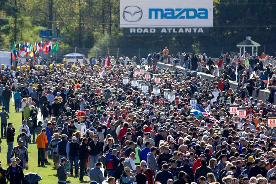 Visitors coming to Road Atlanta 