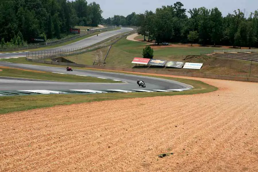 Road Atlanta turn view race track racing