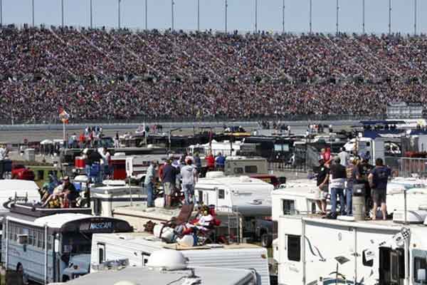 Kansas Speedway infield camping