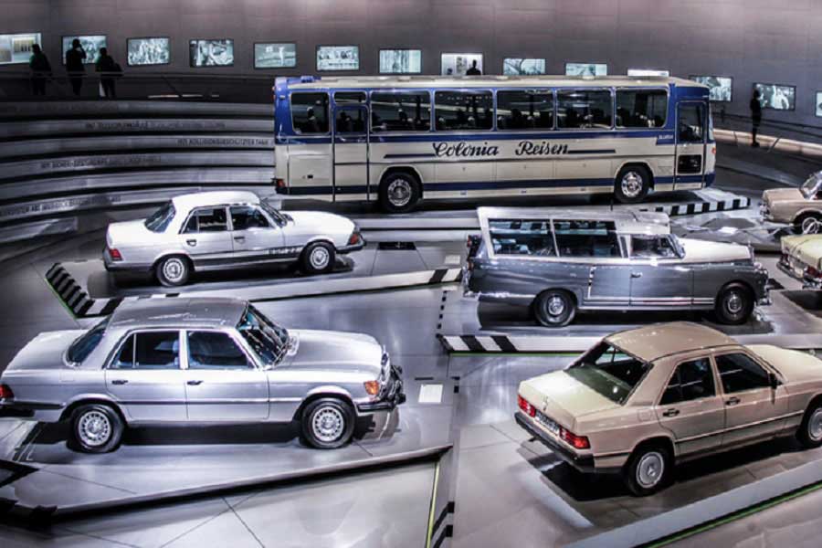 Mercedes museum in Germany