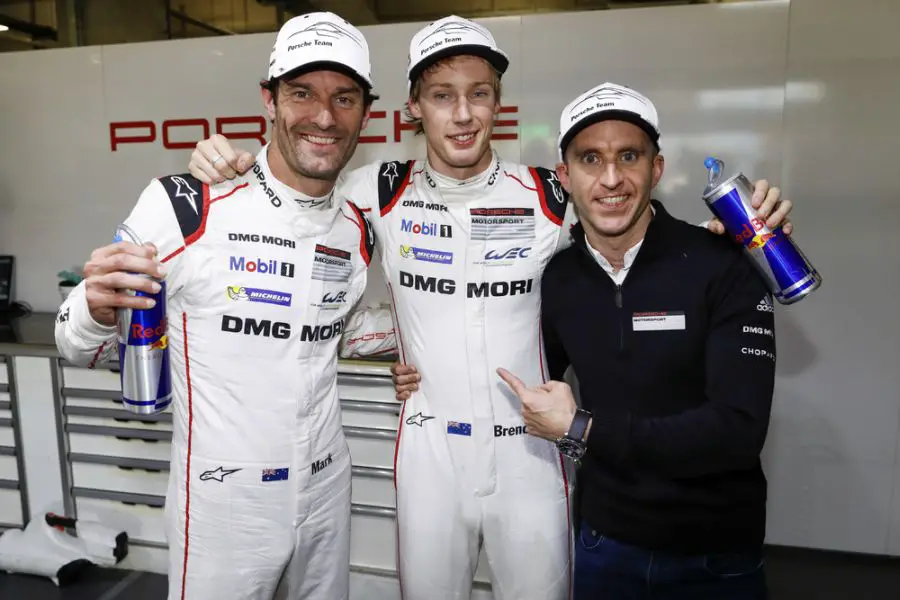 Mark Webber, Brendon Hartley,Timo Bernhard, Porsche Team, Shanghai