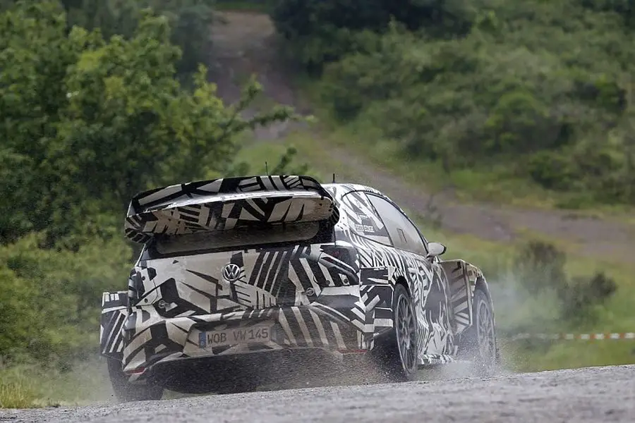 Volkswagen Polo R WRC 2017 test car