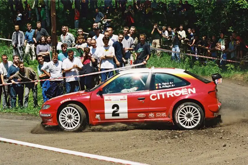 Bruno Thiry and Stephane Prevot at 2000 Rajd Polski