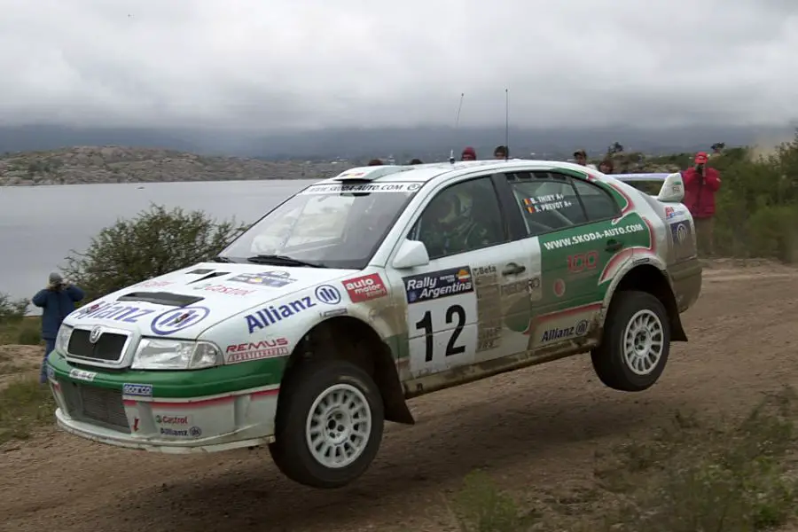 Bruno Thiry and Stephane Prevot at 2001 Rally Argentina