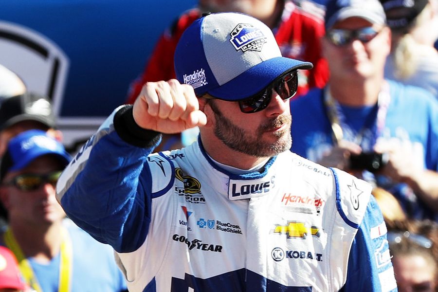 Jimmie Johnson Fanatics Branded Heathered 2016 Sprint Cup Champion