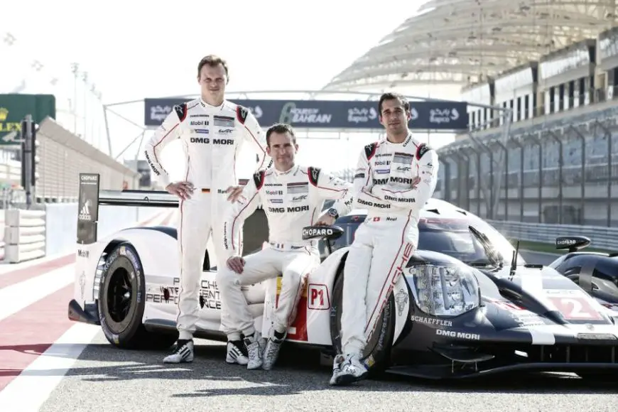 Neel Jani, Marc Lieb and Romain Dumas, 2016 FIA WEC champions