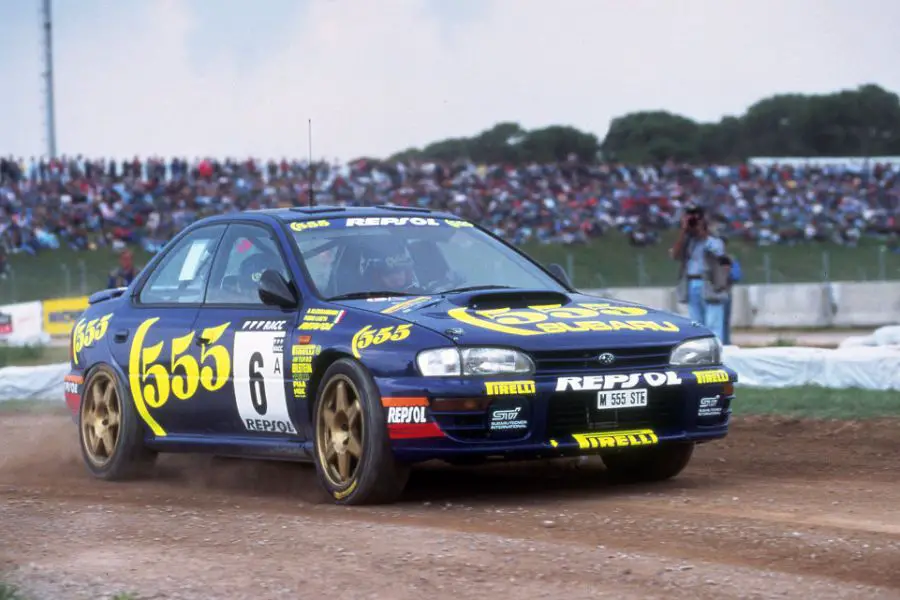 Piero Liatti at 1995 Rallye Catalunya