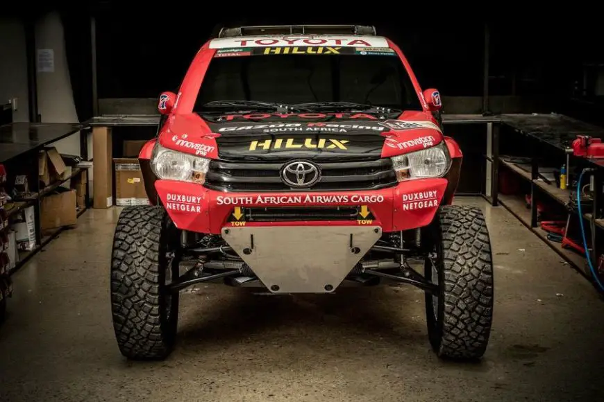 Workshop, Toyota Hilux Evo, 2017 Dakar Rally