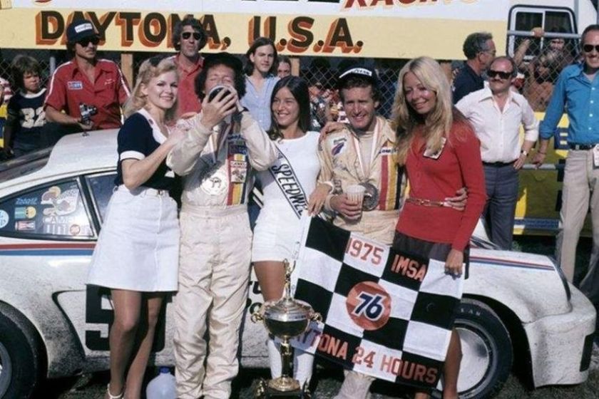 Hurley Haywood and Peter Gregg in 1975, Daytona 24h