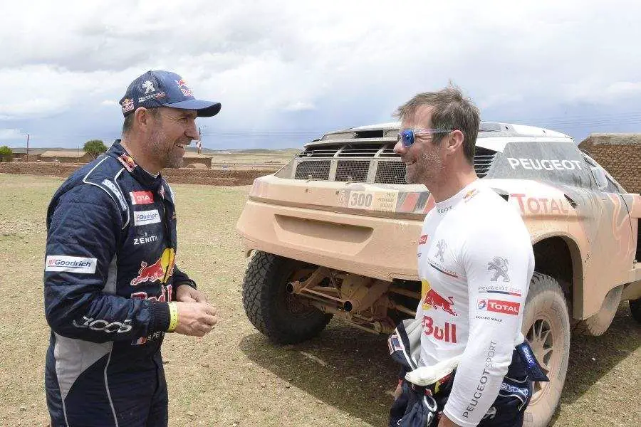 Dakar 2017, Stephane Peterhansel, Sebastien Loeb, Peugeot 3008 DKR