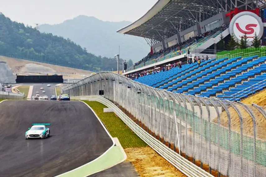 Inje speedium, new grandstand map, address girin myeon, gangwon