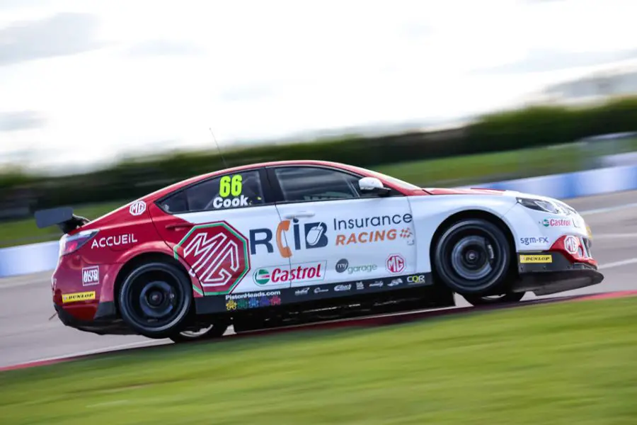 Josh Cook in the MG 6 GT