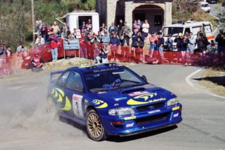 Colin McRae at 1997 Rallye Sanremo