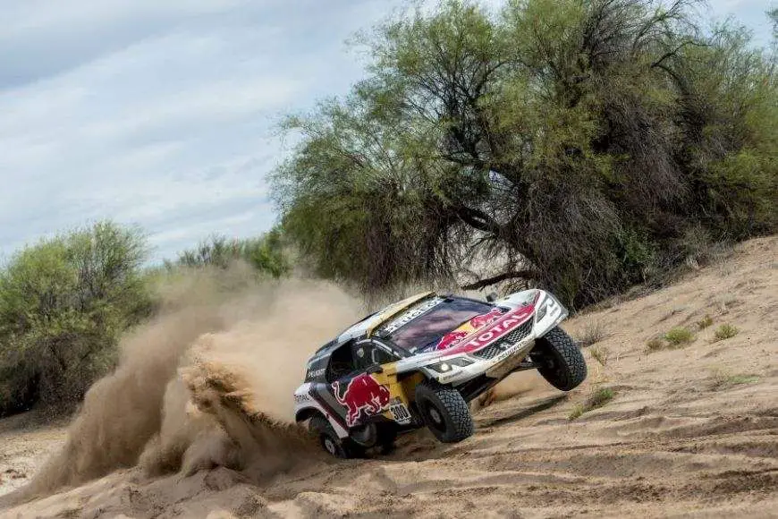 Stephane Peterhansel on stage 11 of 2017 Dakar Rally