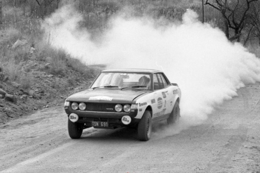 Ove Andersson and Jean Todt in Toyota Celica 1600 GT, 1973