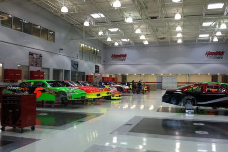 Hendrick Motorsports workshop, Charlotte, North Carolina