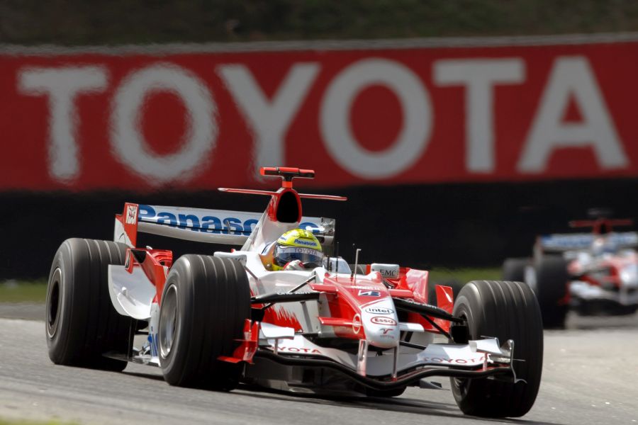 Panasonic Toyota Racing scored 13 F1 podiums in eight seasons