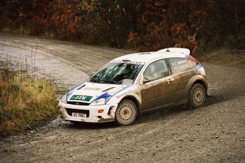 Tapio Laukkanen at 2000 Rally GB, Ford Focus RS WRC