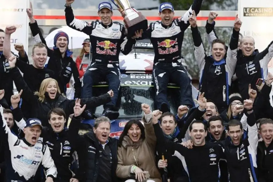 Celebrating 2017 Rallye Monte-Carlo victory