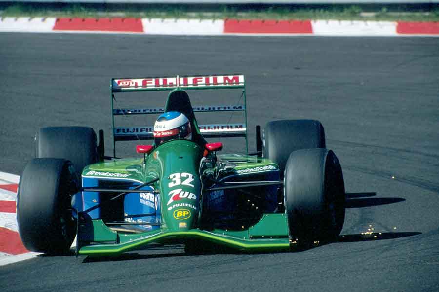 Jordan 191 Michael Schumacher formula 1991 race grand prix time year ford 2017
