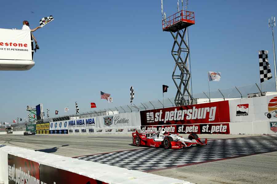 St. Petersburg finish line