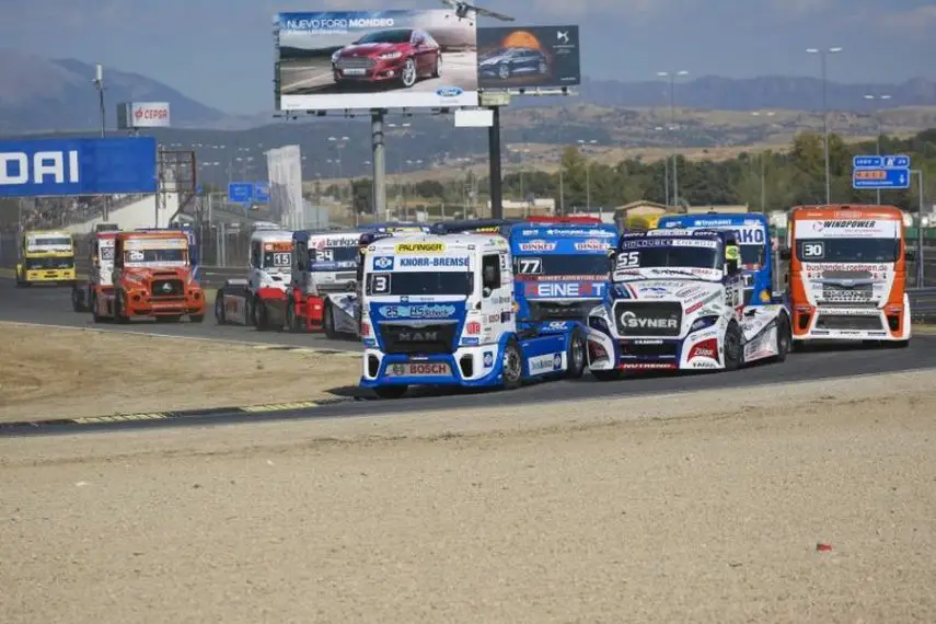 Truck racing Grand Prix at Jarama circuit