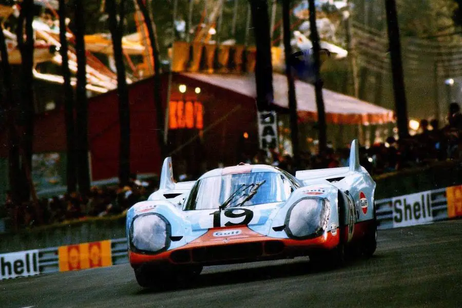 Herbert Müller and Richard Attwood finished second at 1971 Le Mans in the #19 Porsche 917K