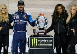 Martin Truex Jr at Kansas Speedway